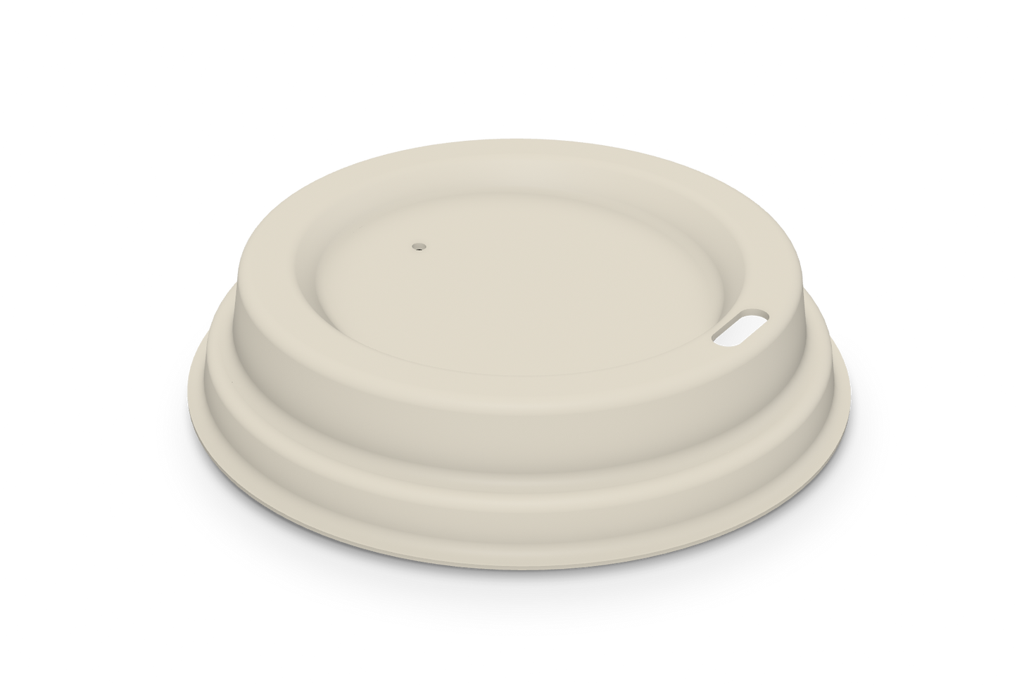 80 mm | White lid | for 8 oz Jungle Cup
